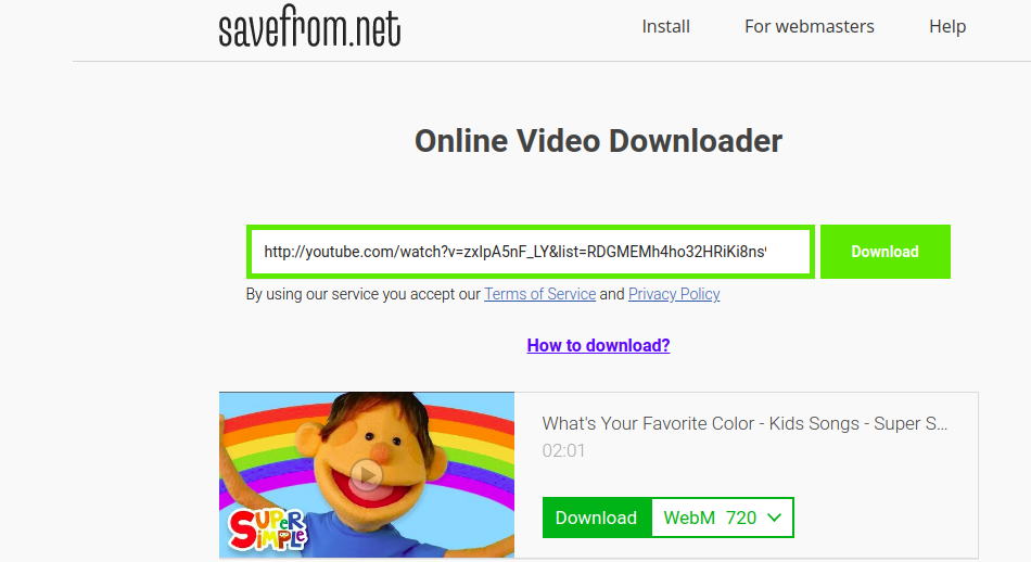 download video site